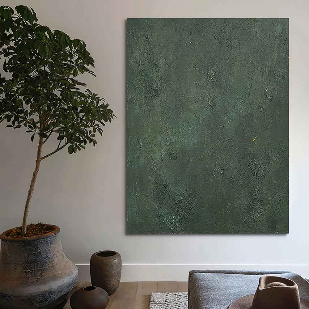 Green Abstract Wall Art  #AT069