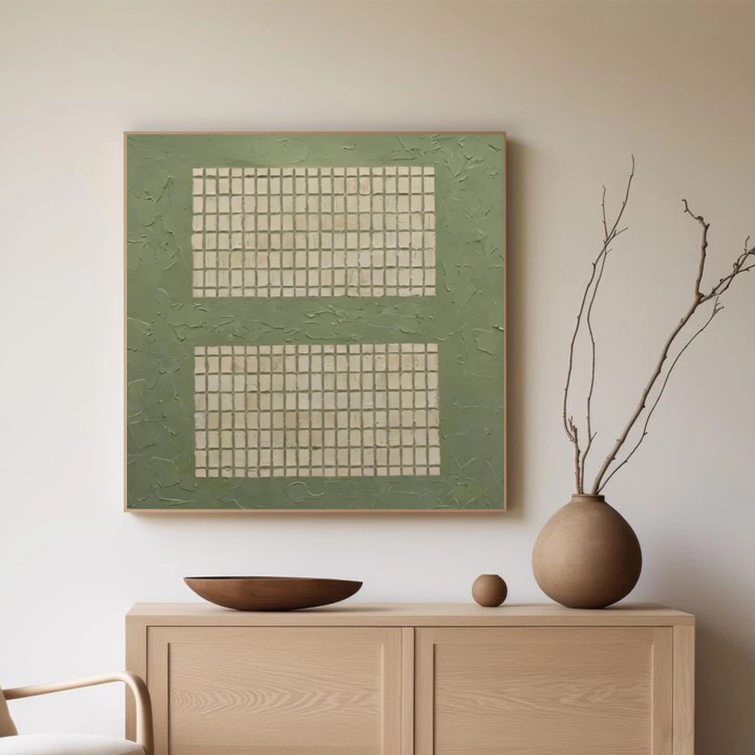 Wabi Sabi Textured Wall Art #WT082