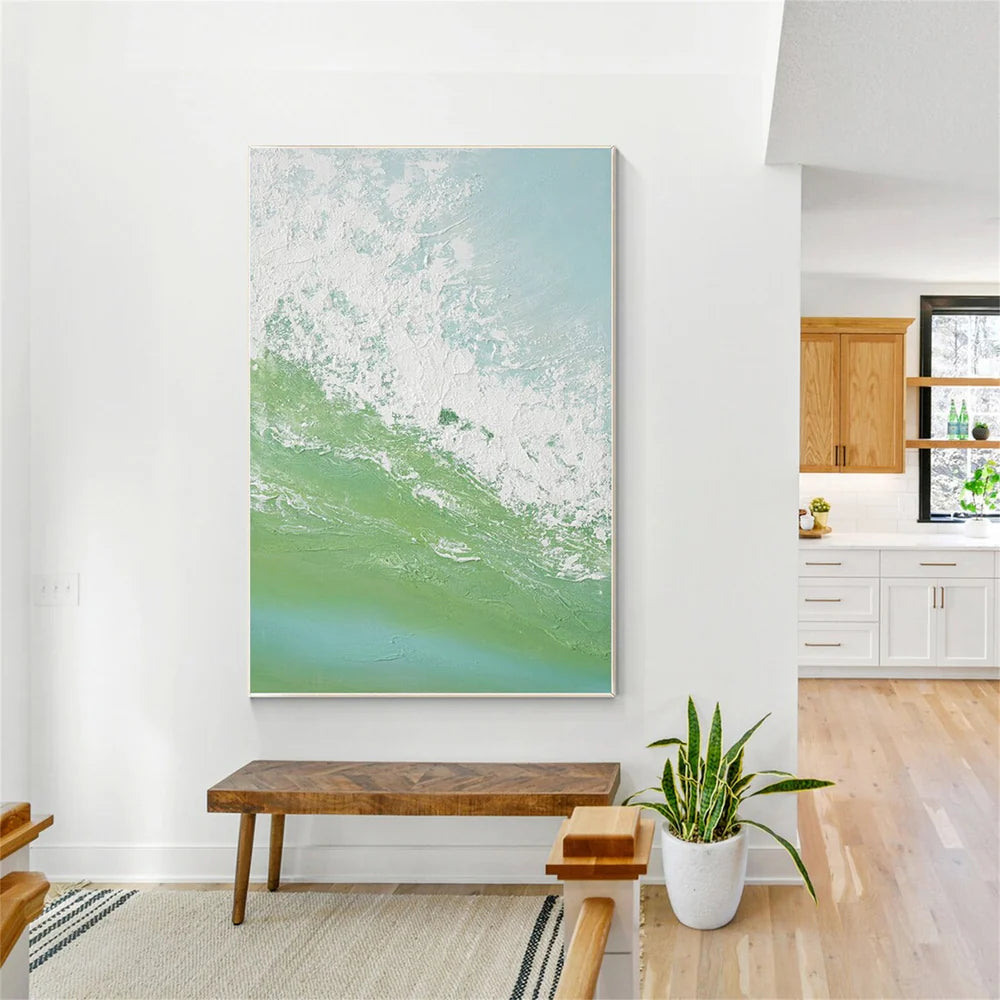 Ocean & Sky Abstract Wall Art #MO067
