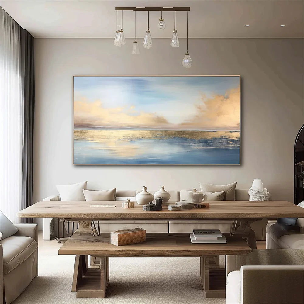 Ocean & Sky Abstract Wall Art # MO018