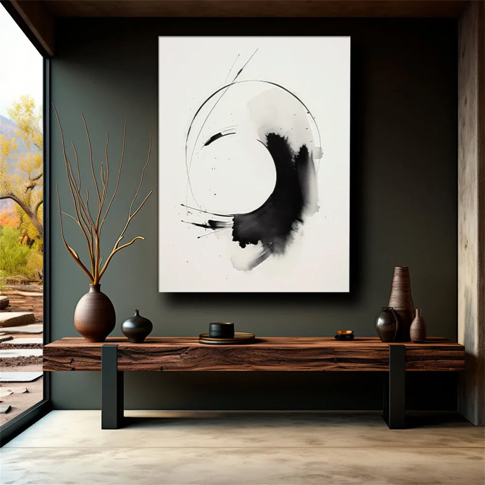 Black and White Minimalist Wall Art #MT113