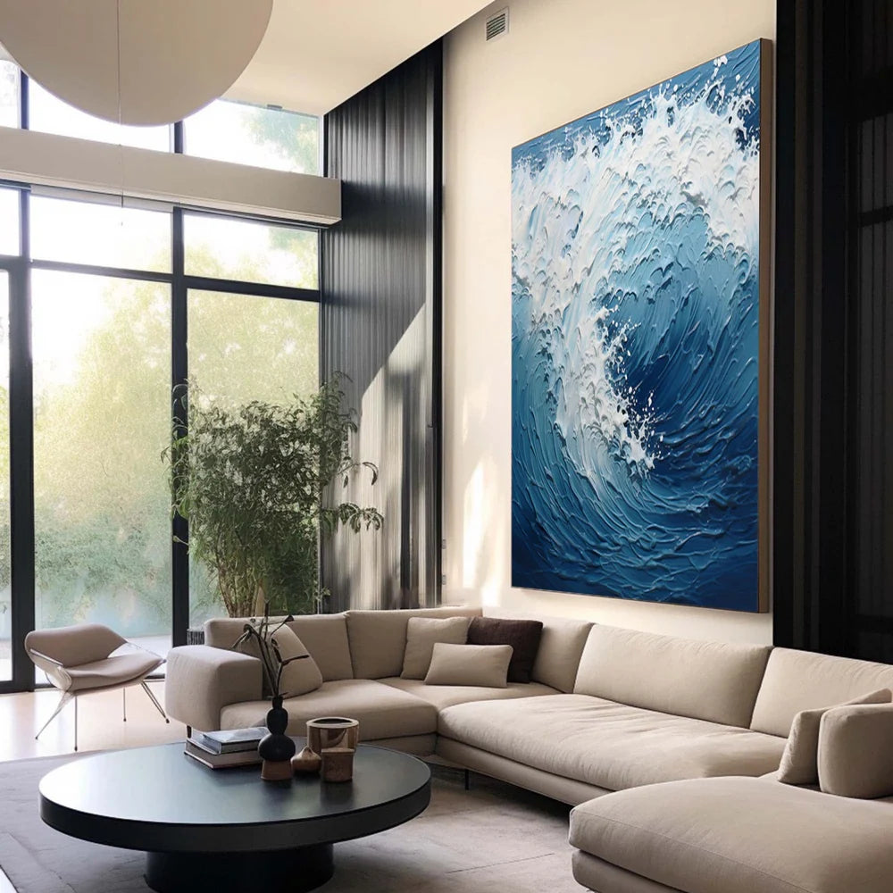 Ocean & Sky Textured Wall Art # MO048