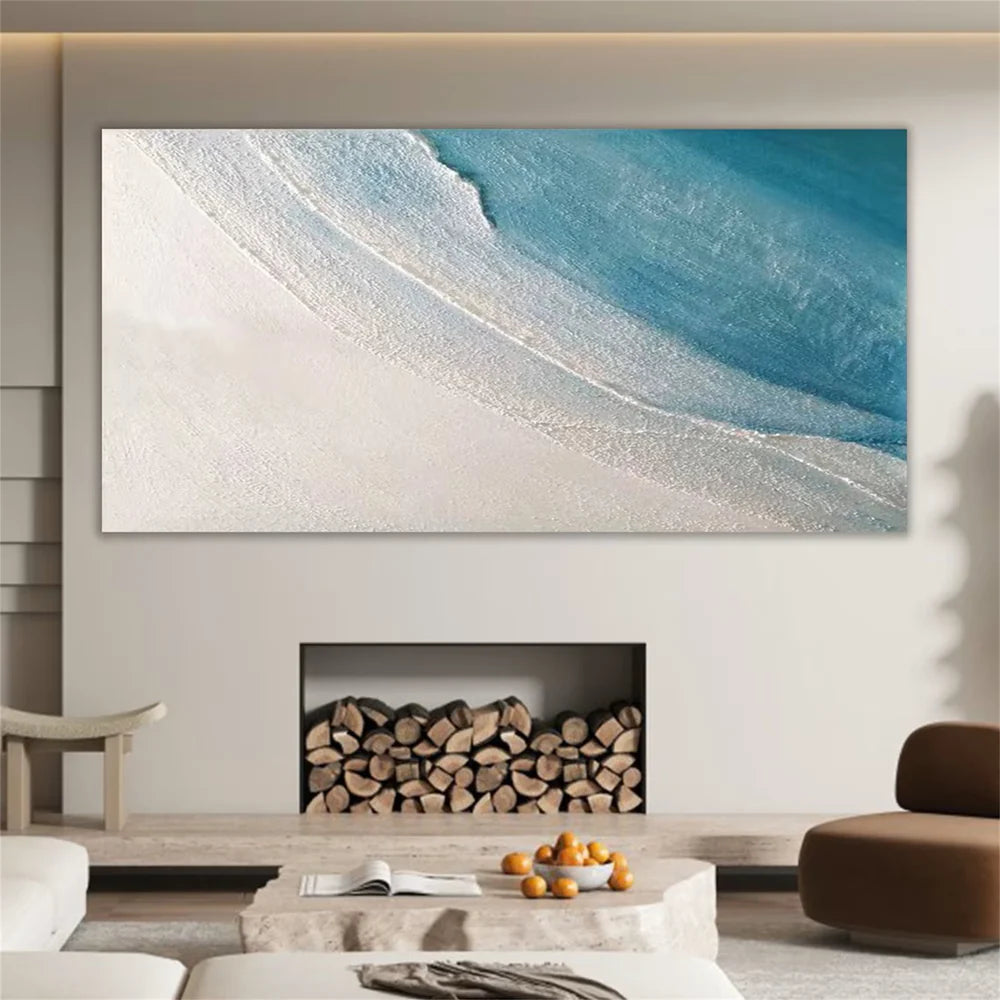 Ocean & Sky Abstract Wall Art #MO068