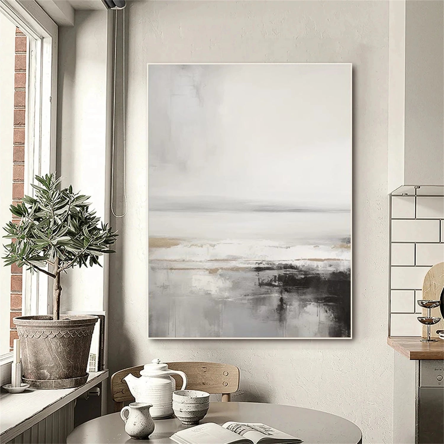 Wabi Sabi Abstract Wall Art #WT077