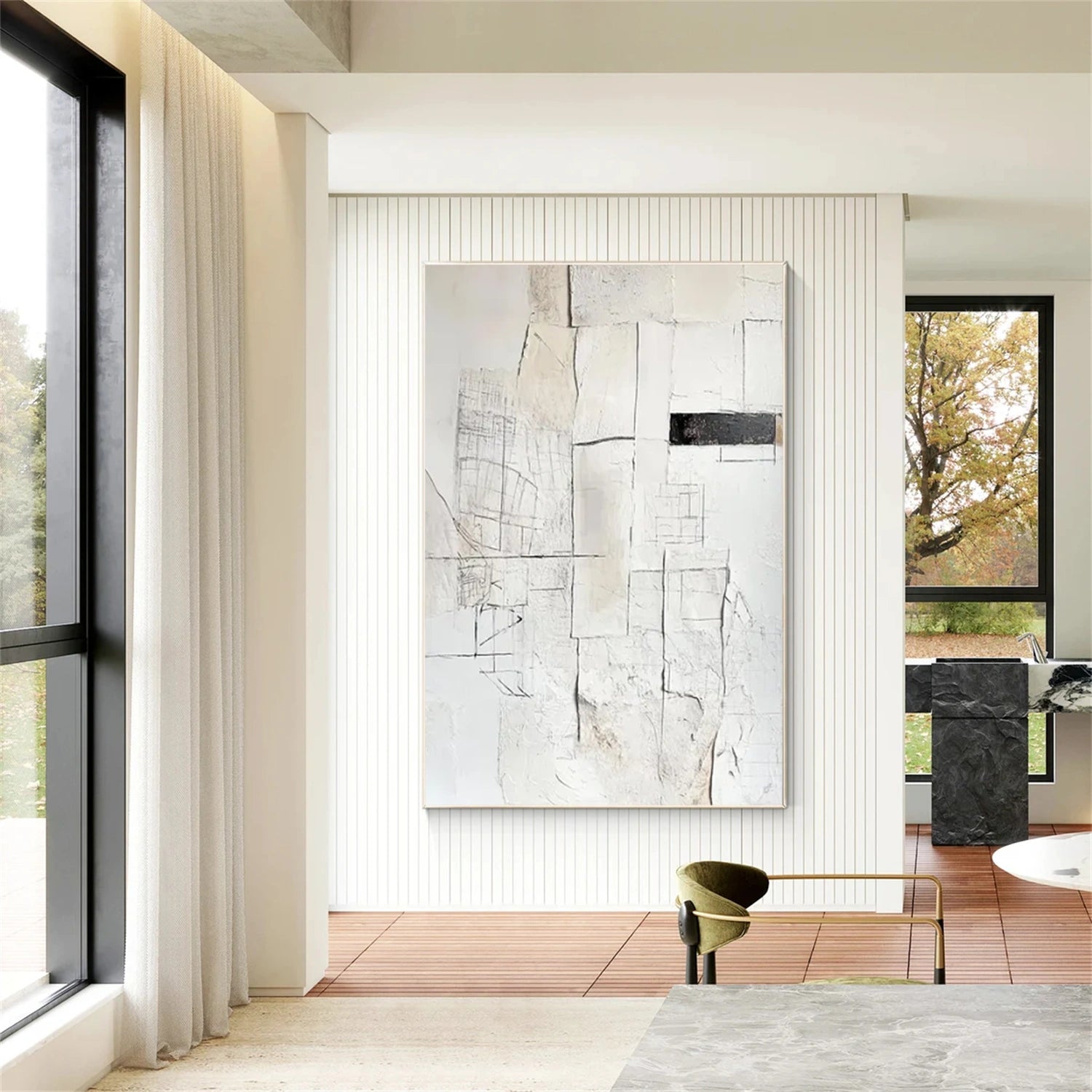 Wabi Sabi Abstract Wall Art #WT066