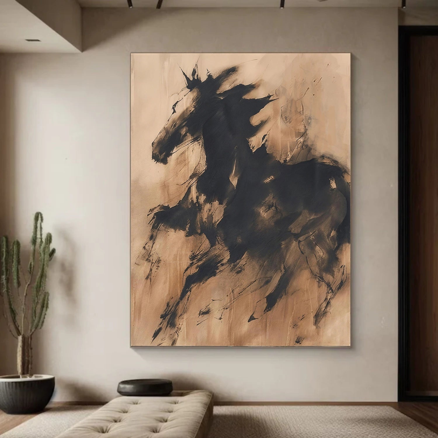 Abstract Horse Animal Wall Art #DL051