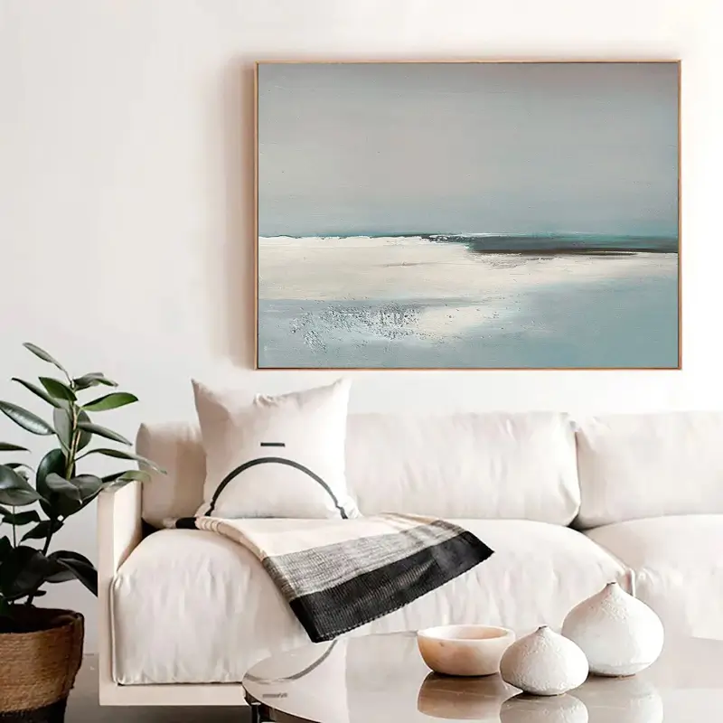 Ocean & Sky Abstract Wall Art #MO054