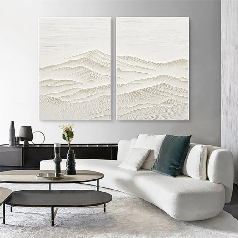 Mountain Textured Wall Art Set of 2 #MS007