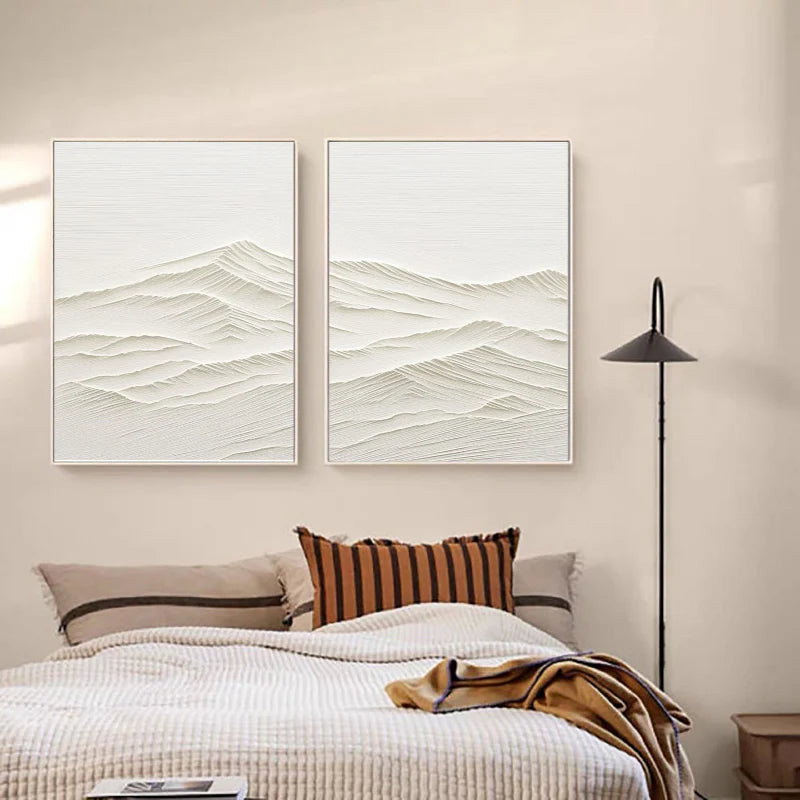 Mountain Textured Wall Art Set of 2 #MS007