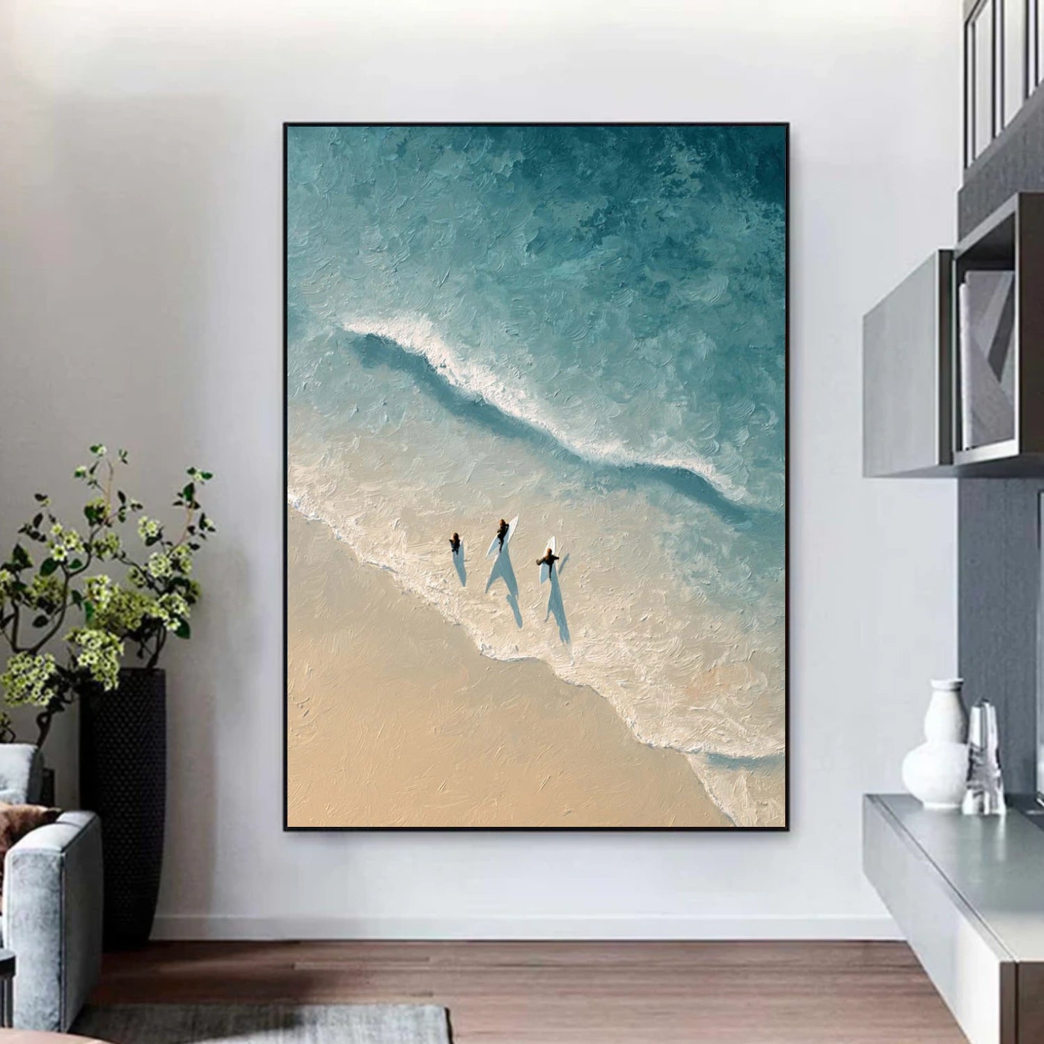 Ocean & Sky Textured Wall Art #MO107