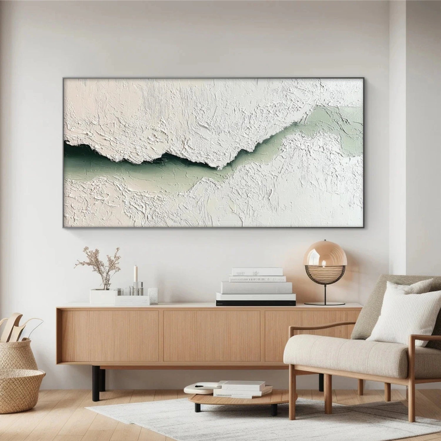 Ocean & Sky Textured Wall Art #MO080