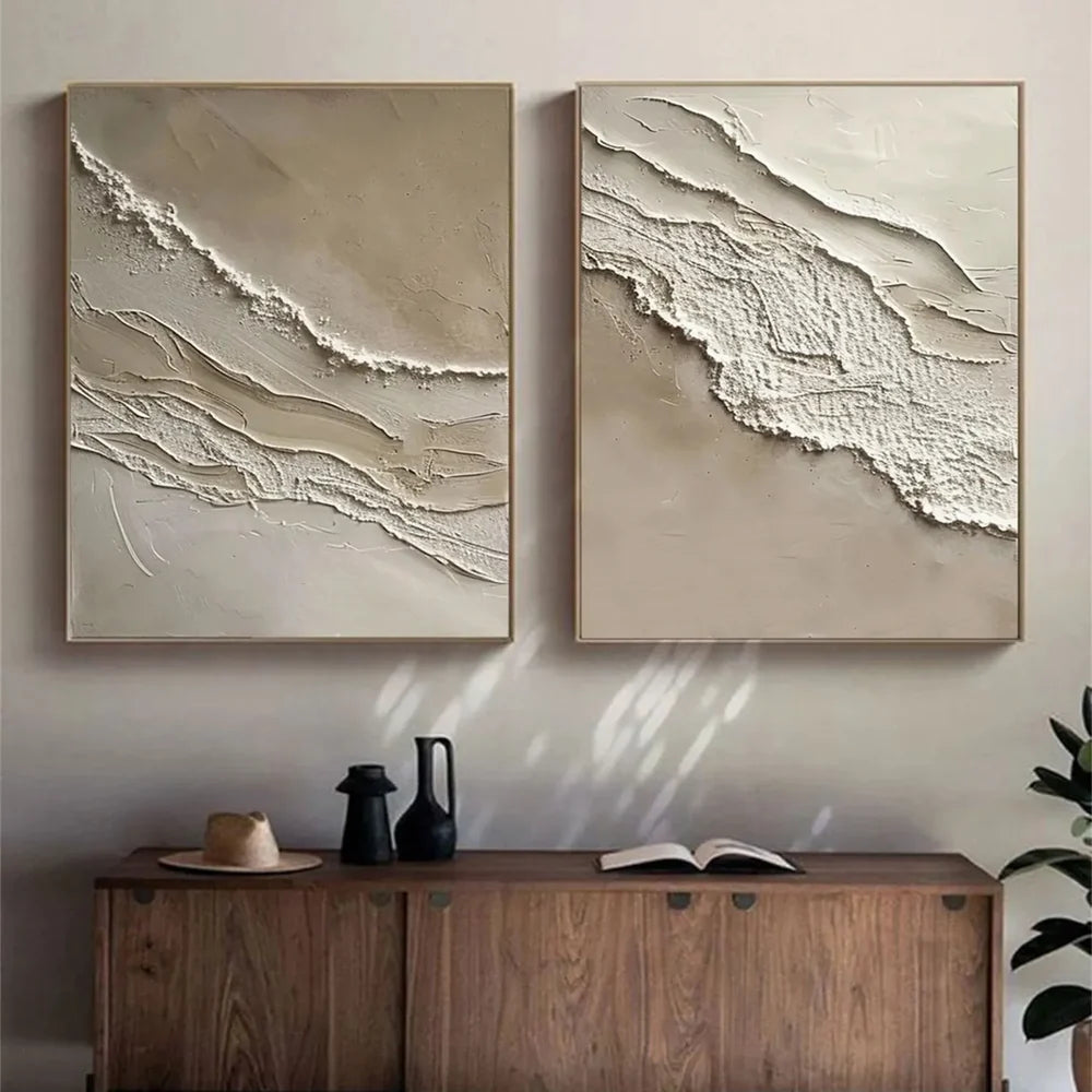 Ocean & Sky Textured Wall Art Set of 2 #MO040