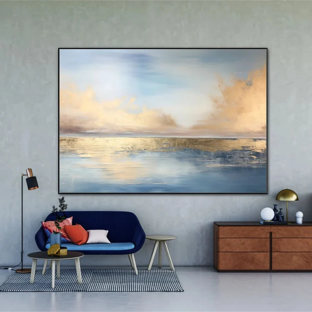 Ocean & Sky Abstract Wall Art # MO018