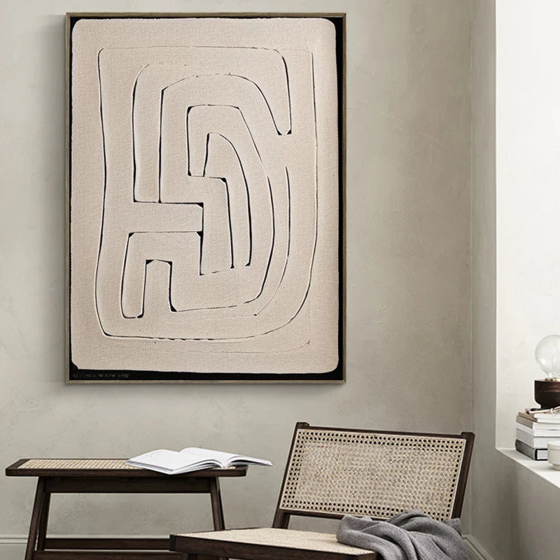 Wabi Sabi Textured Wall Art #WT028