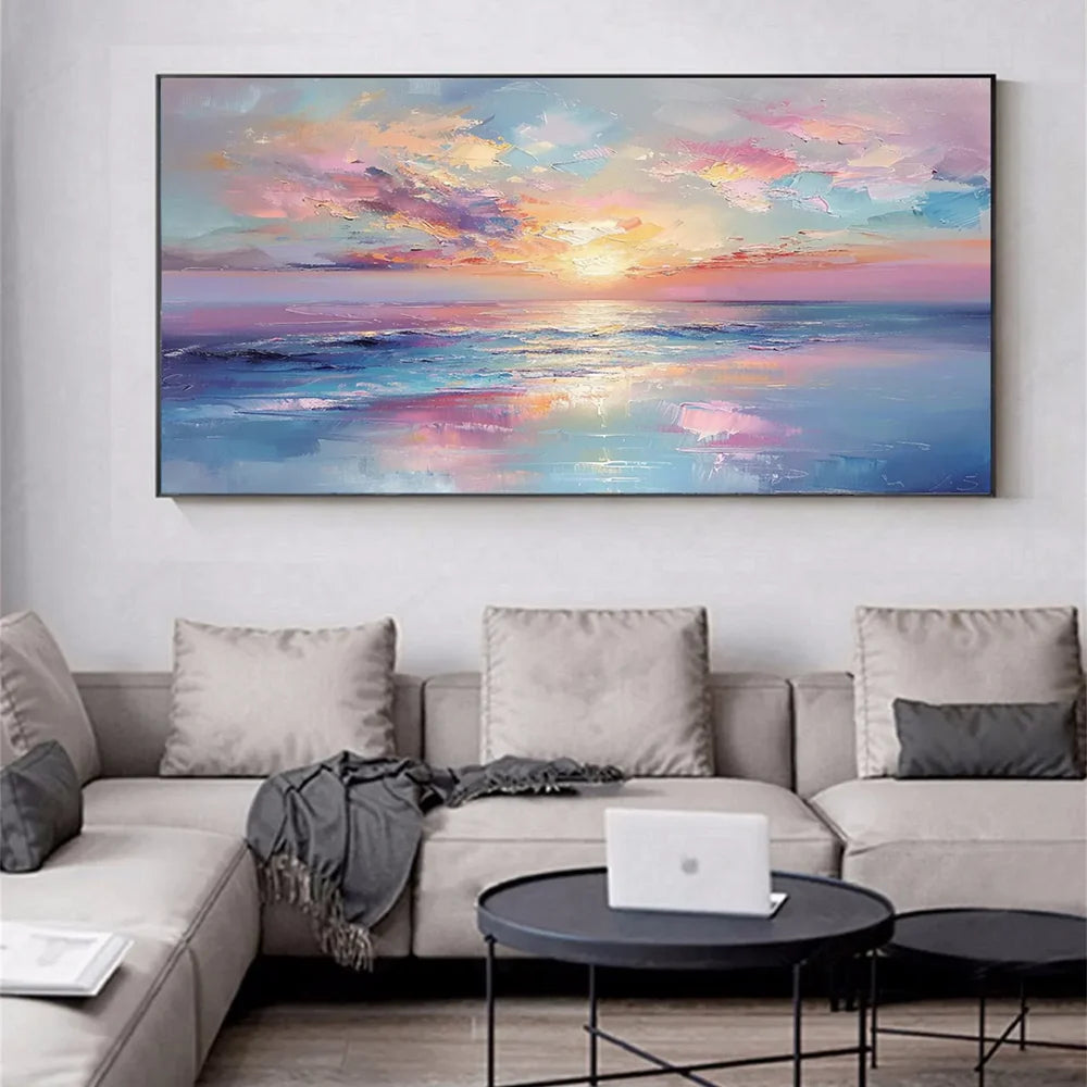 Ocean & Sky Textured Wall Art # MO036