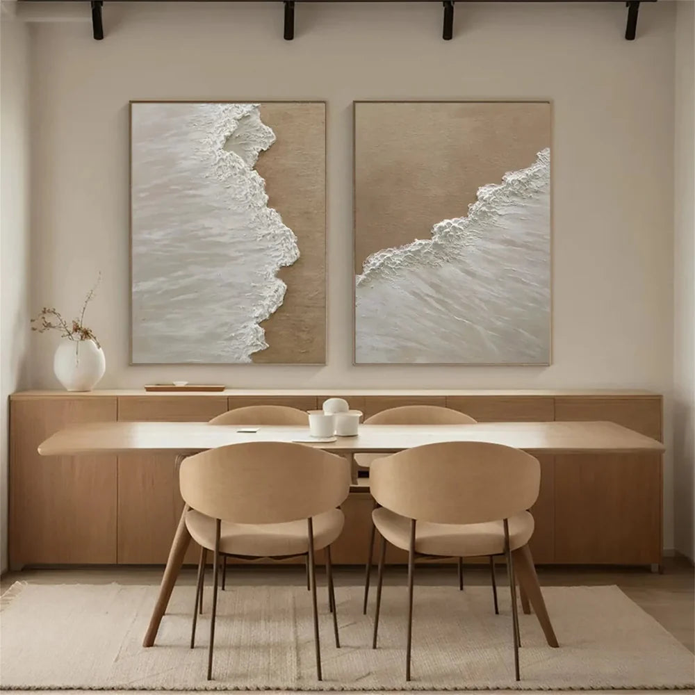 Ocean & Sky Textured Wall Art Set of 2 #MO004