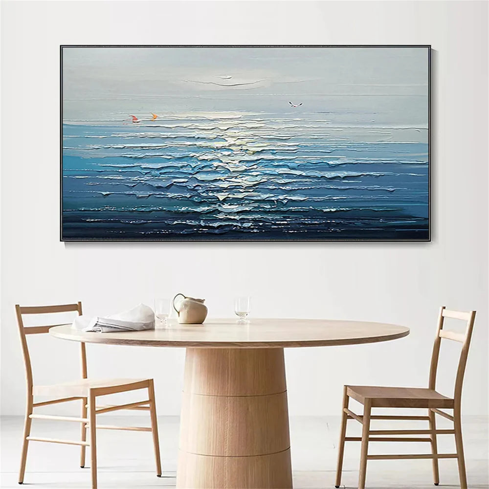 Ocean & Sky Textured Wall Art # MO044