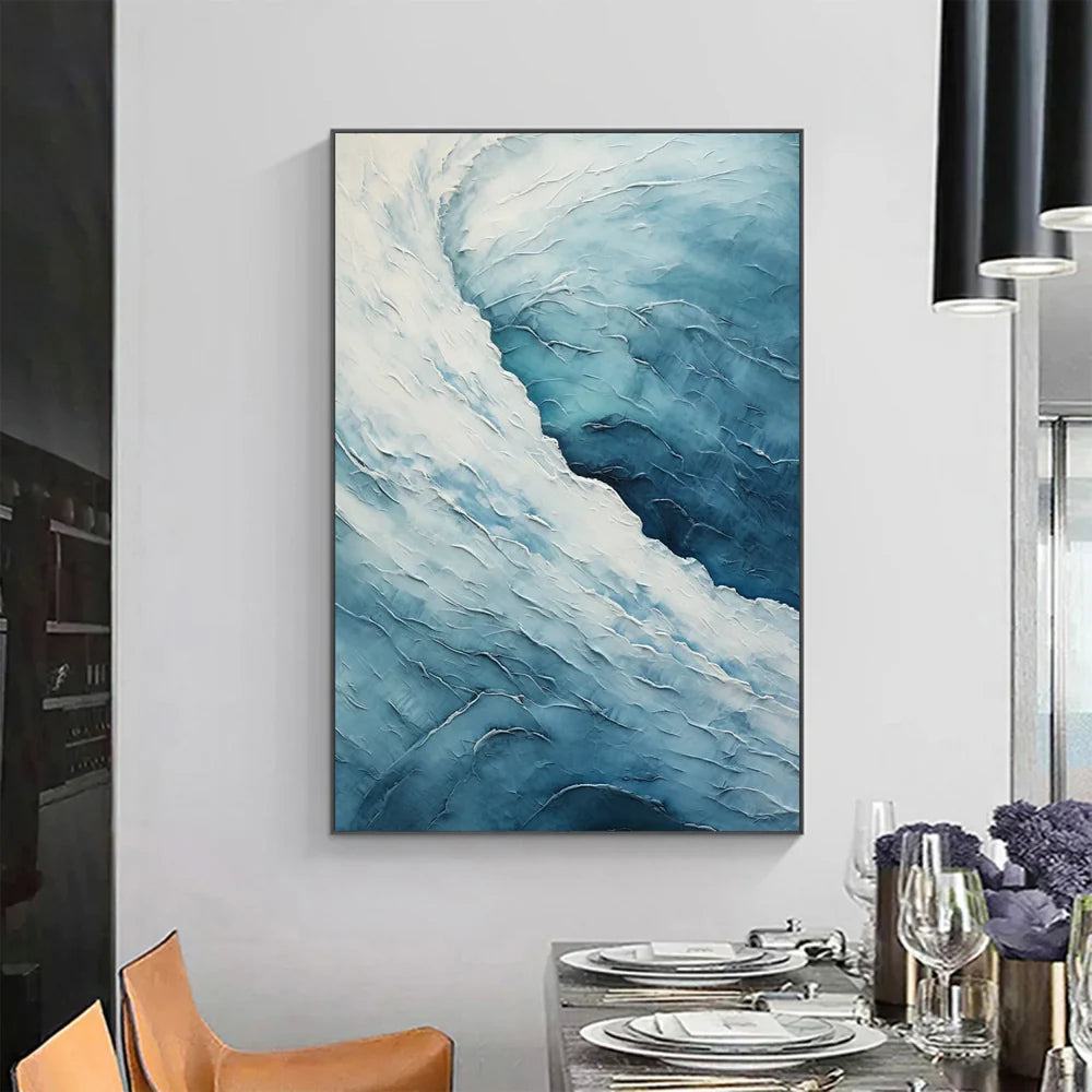 Ocean & Sky Abstract Wall Art #MO059