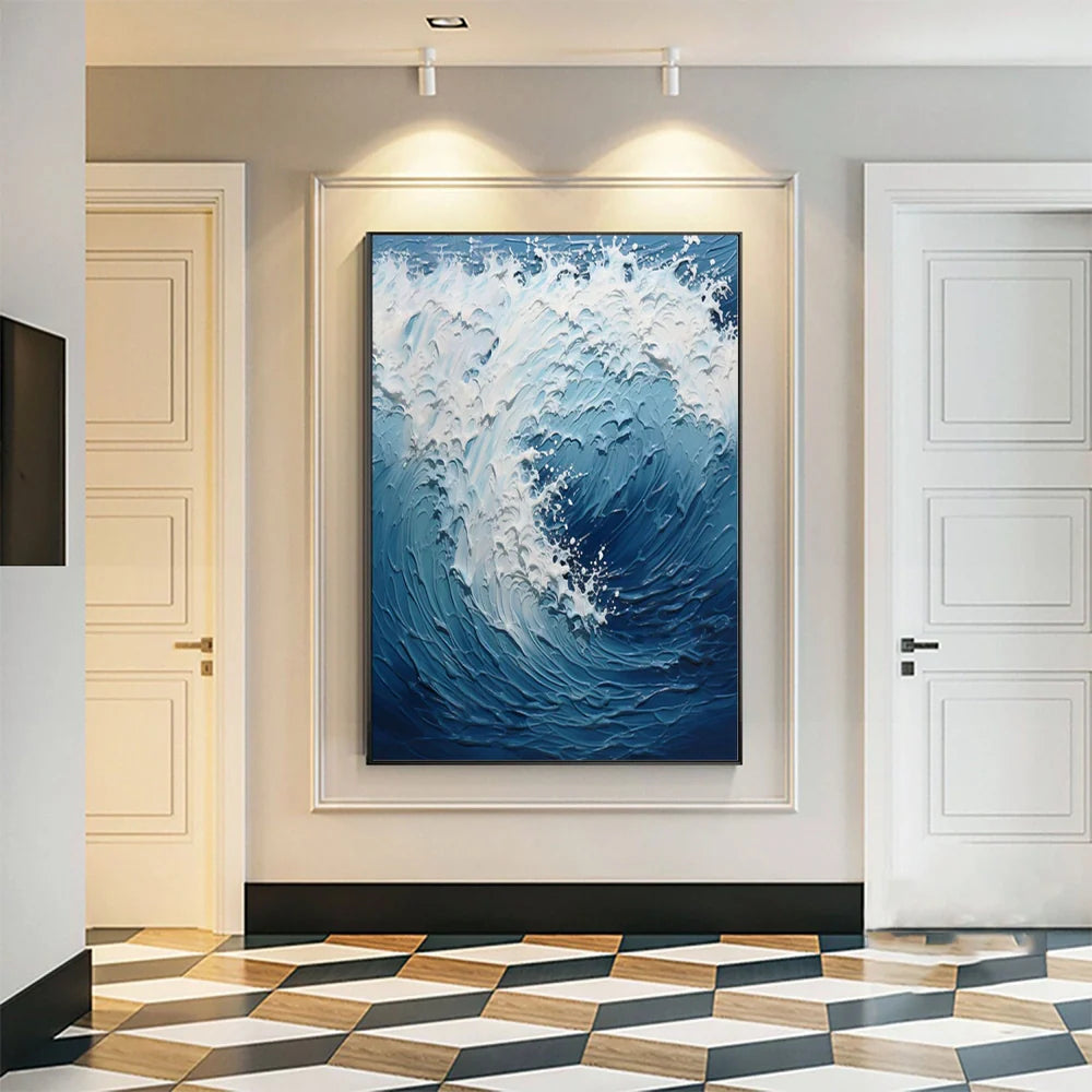 Ocean & Sky Textured Wall Art # MO048