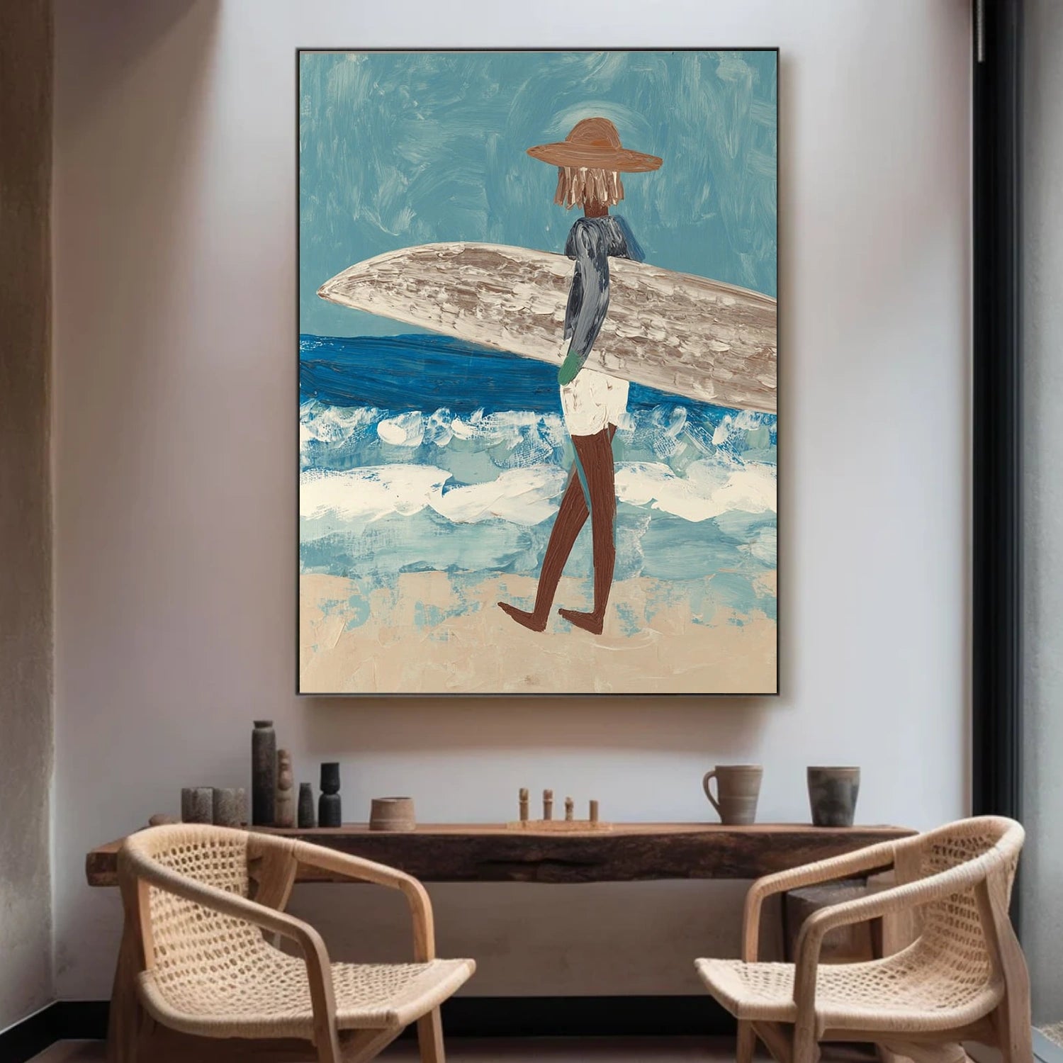 Abstract Portrait Wall Art #PB022