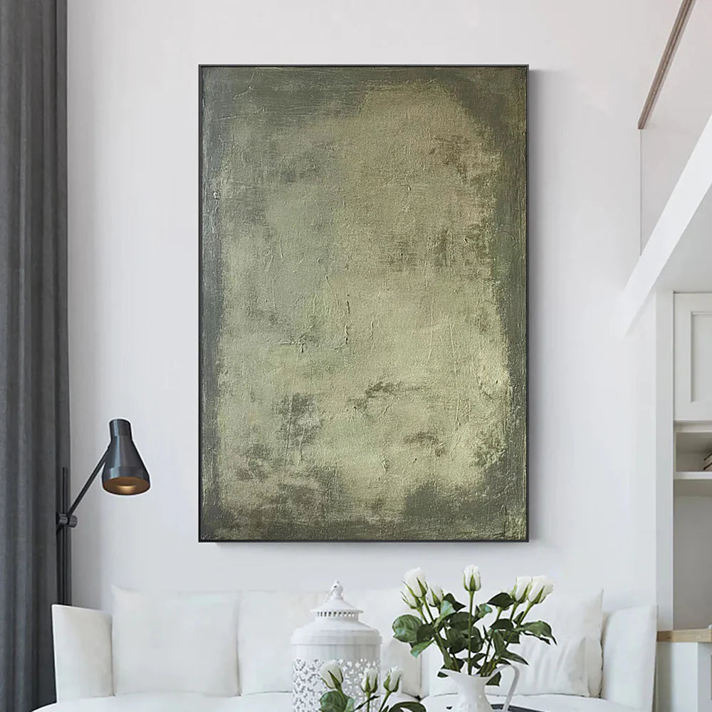 Green Abstract Wall Art  #AT064