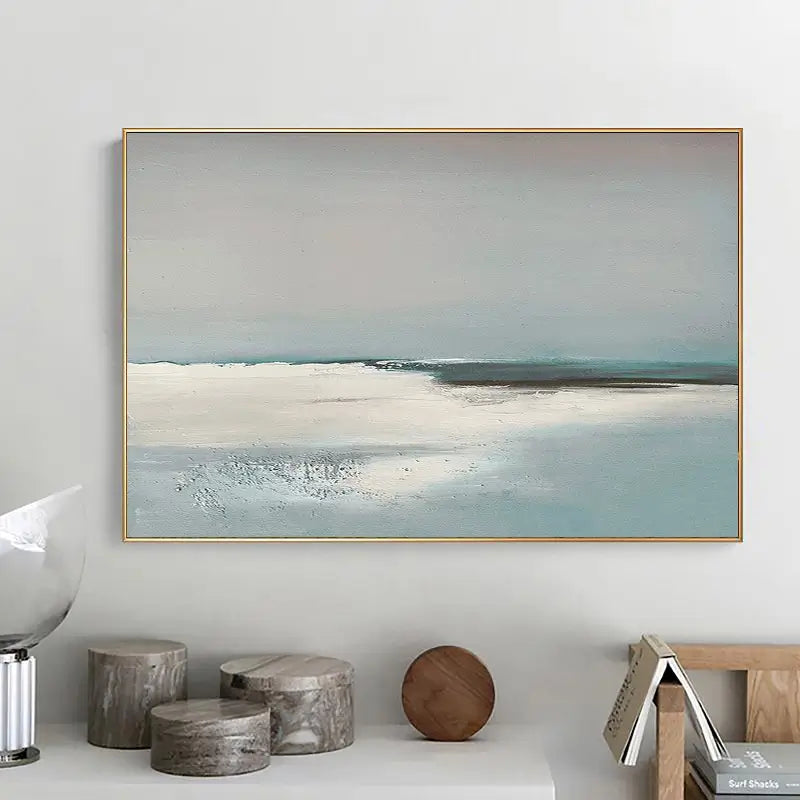 Ocean & Sky Abstract Wall Art #MO054