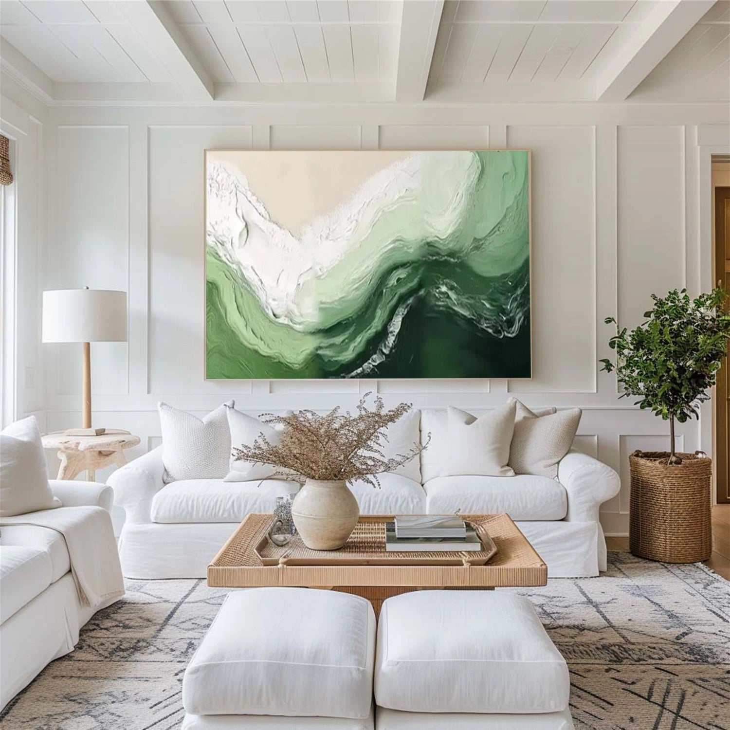 Ocean & Sky Textured Wall Art #MO090