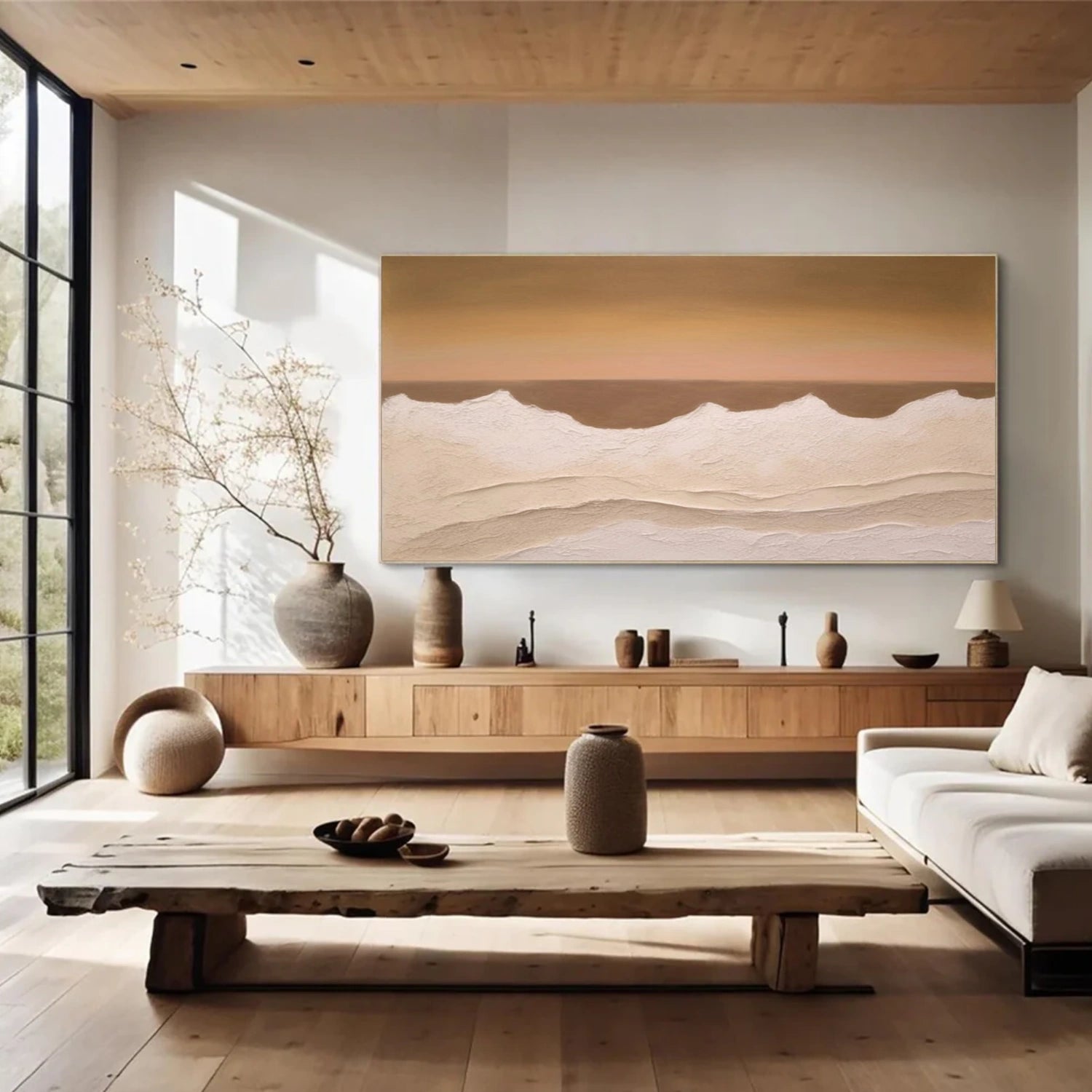 Ocean & Sky Textured Wall Art #MO109