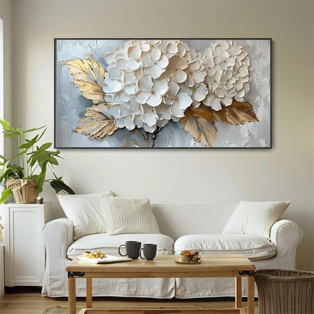 Flower & Tree Textured Abstract Wall Art #SF001