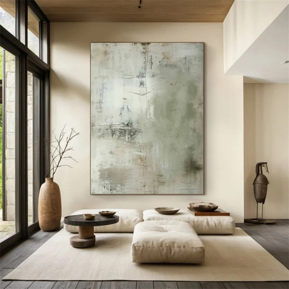 Green Abstract Wall Art  #AT071