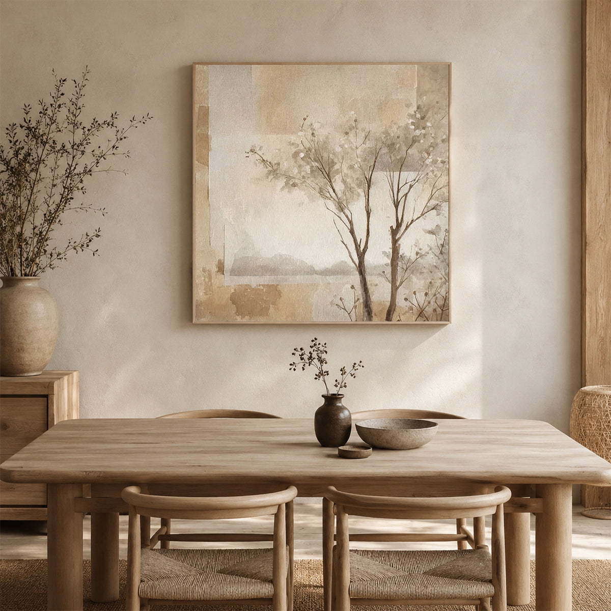 Flower & Tree Abstract Wall Art #SF069