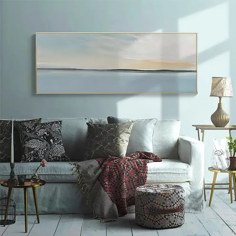 Ocean & Sky Abstract Wall Art #MO053