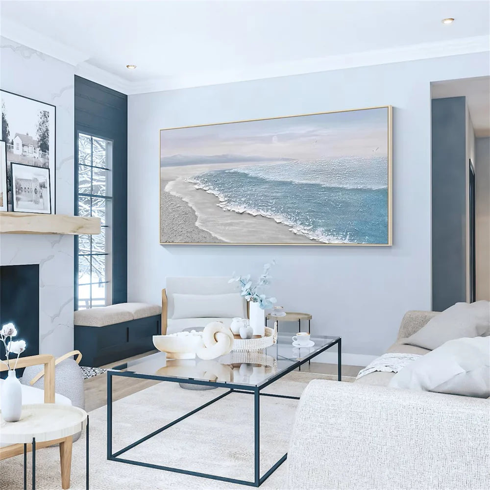 Ocean & Sky Textured Wall Art # MO038