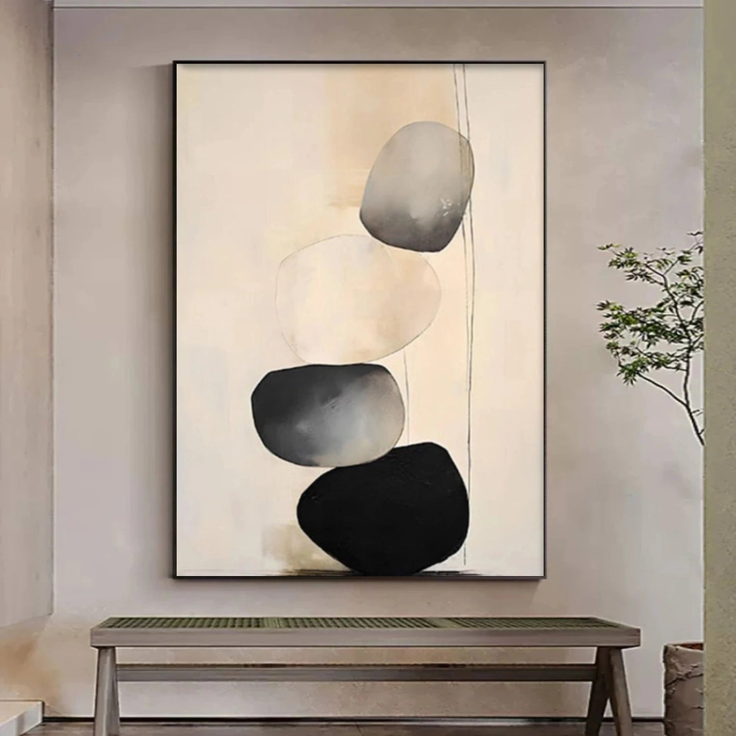Wabi Sabi Abstract Wall Art #WT060