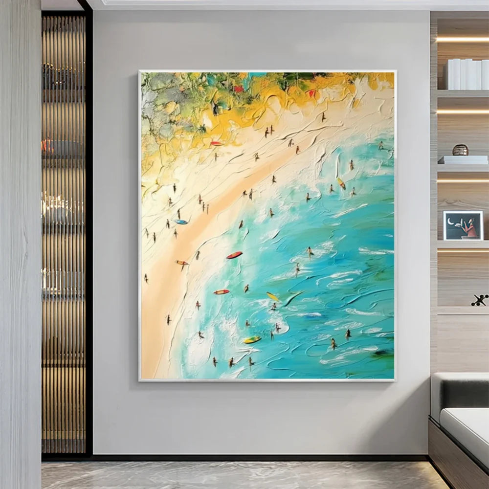 Ocean & Sky Abstract Wall Art #MO019