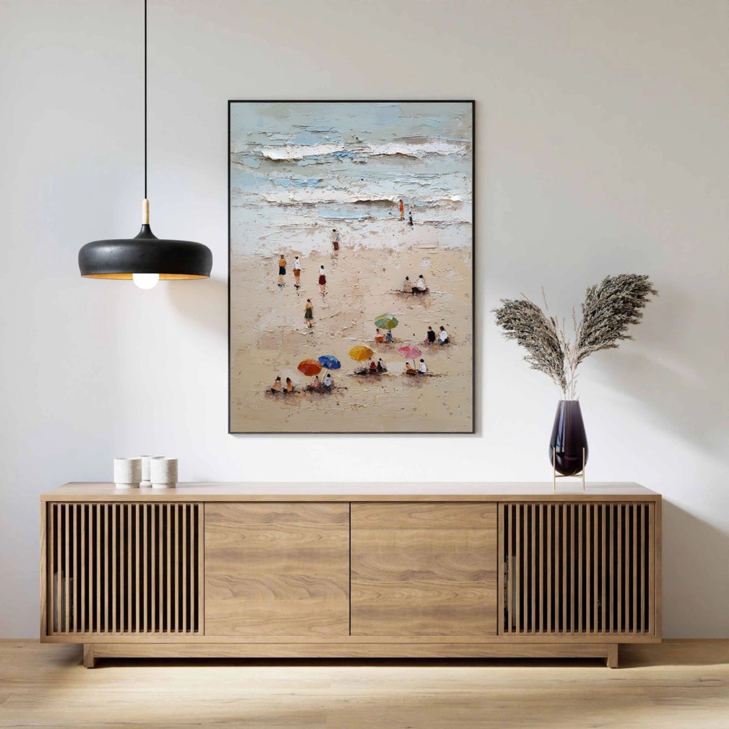 Ocean & Sky Abstract Wall Art #MO110