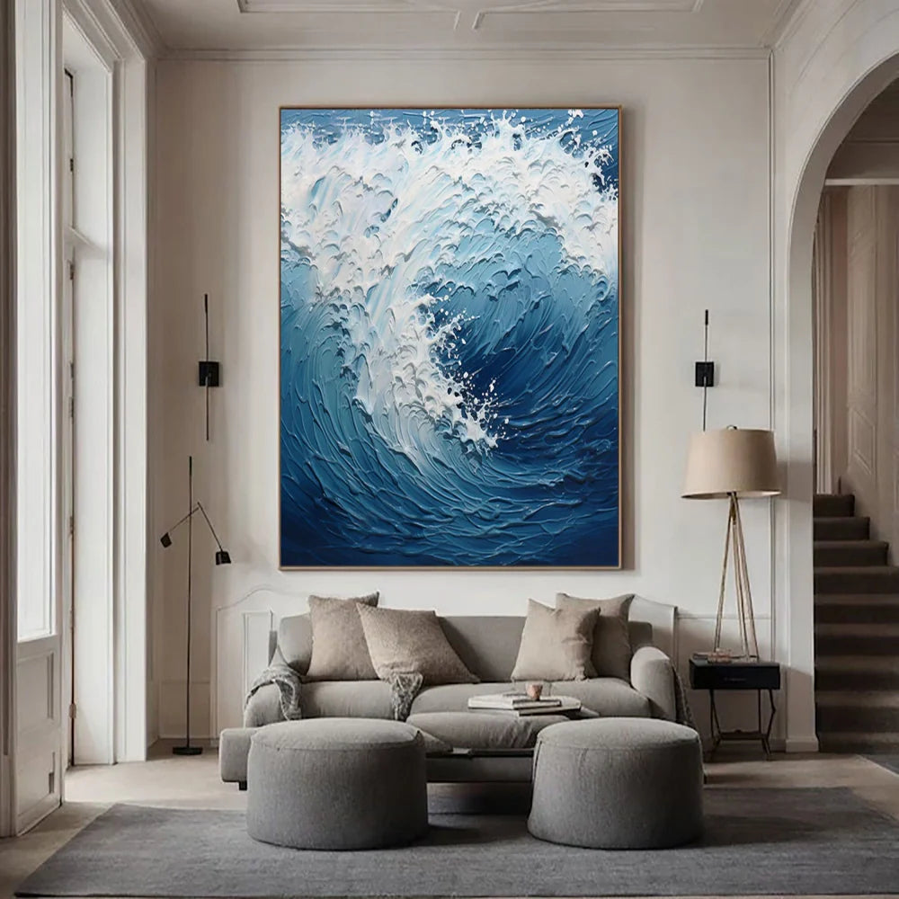 Ocean & Sky Textured Wall Art # MO048
