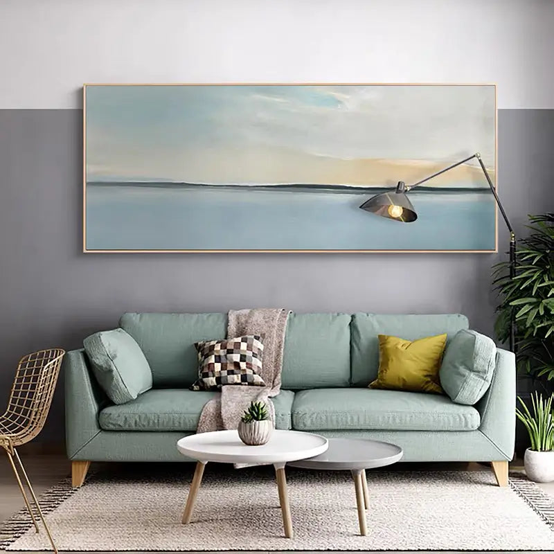 Ocean & Sky Abstract Wall Art #MO053