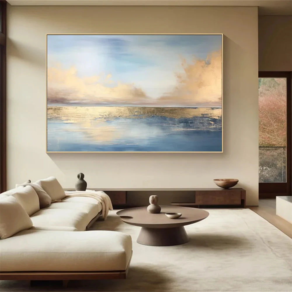 Ocean & Sky Abstract Wall Art # MO018