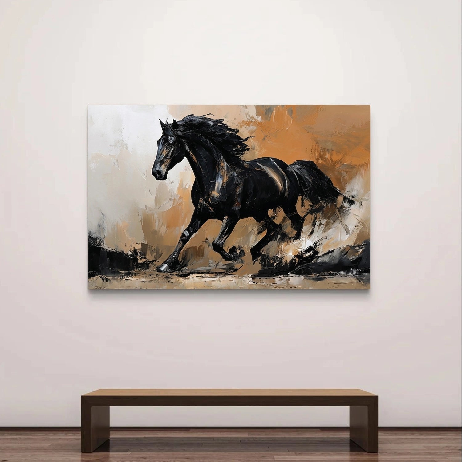 Abstract Horse Animal Wall Art #DL064