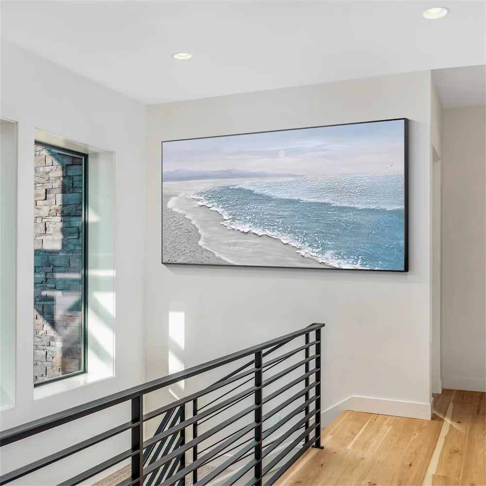 Ocean & Sky Textured Wall Art # MO038