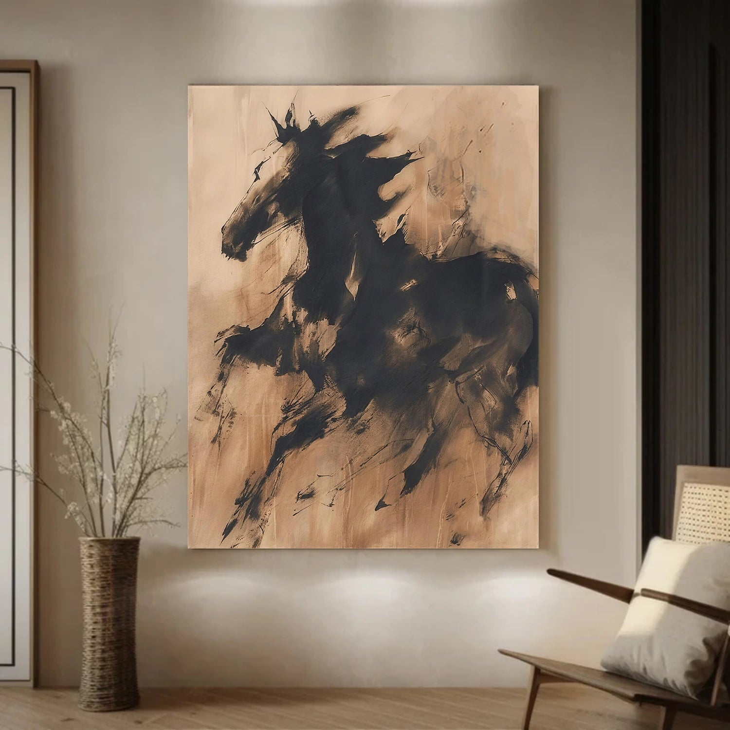 Abstract Horse Animal Wall Art #DL051