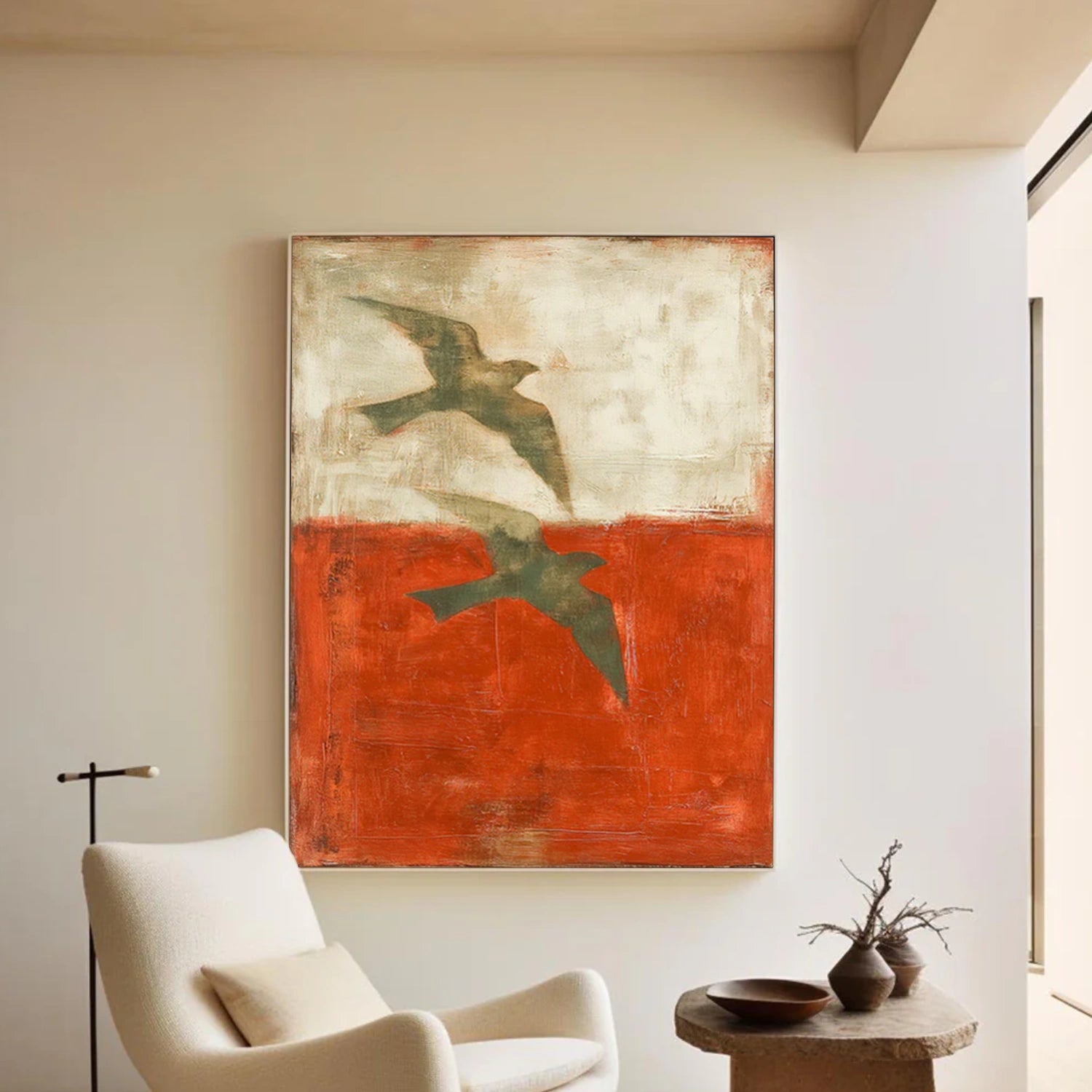 Abstract Bird Animal Wall Art #DL055