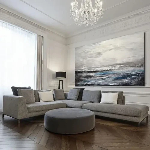 Ocean & Sky Abstract Wall Art # MO024