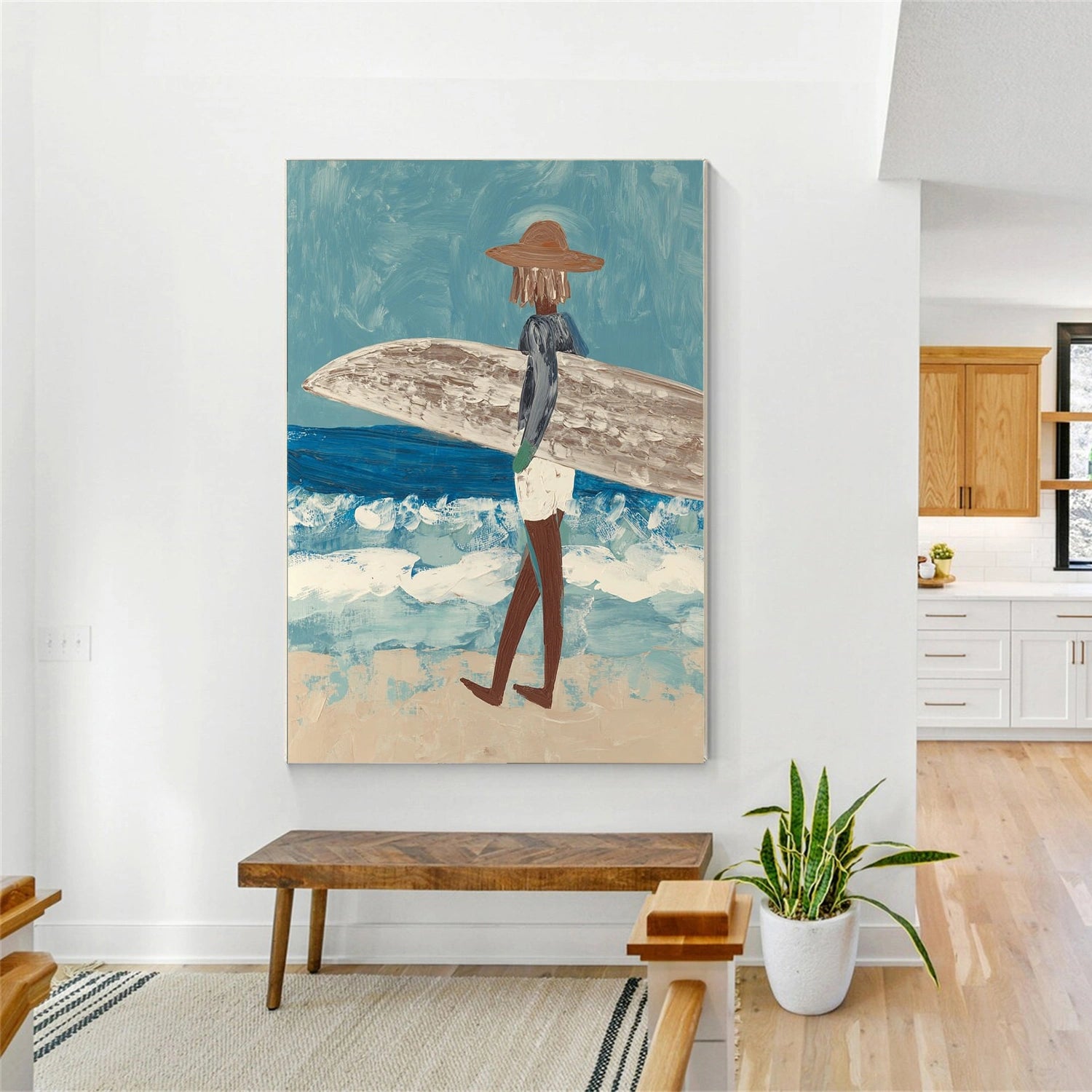 Abstract Portrait Wall Art #PB022