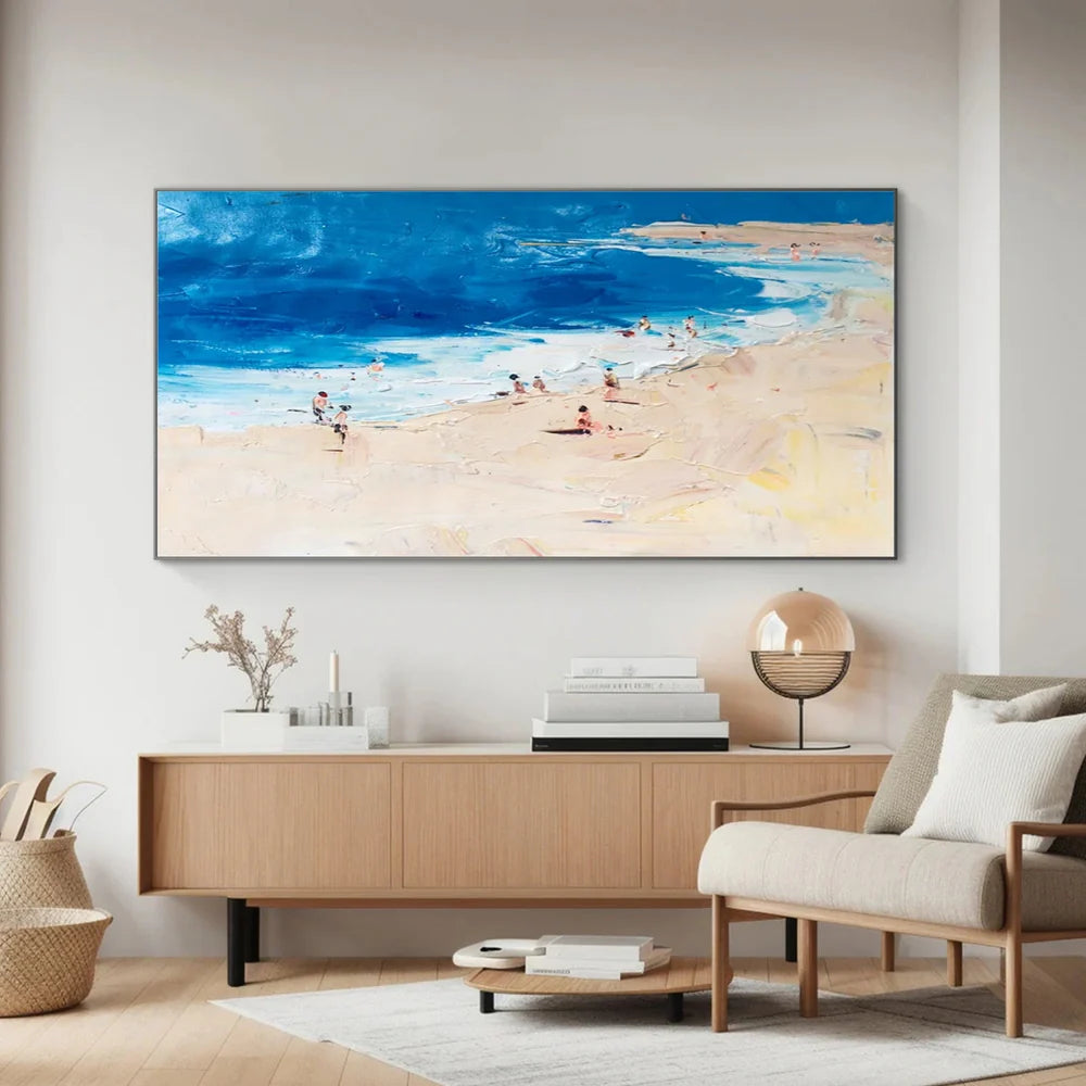 Ocean & Sky Abstract Wall Art #MO057