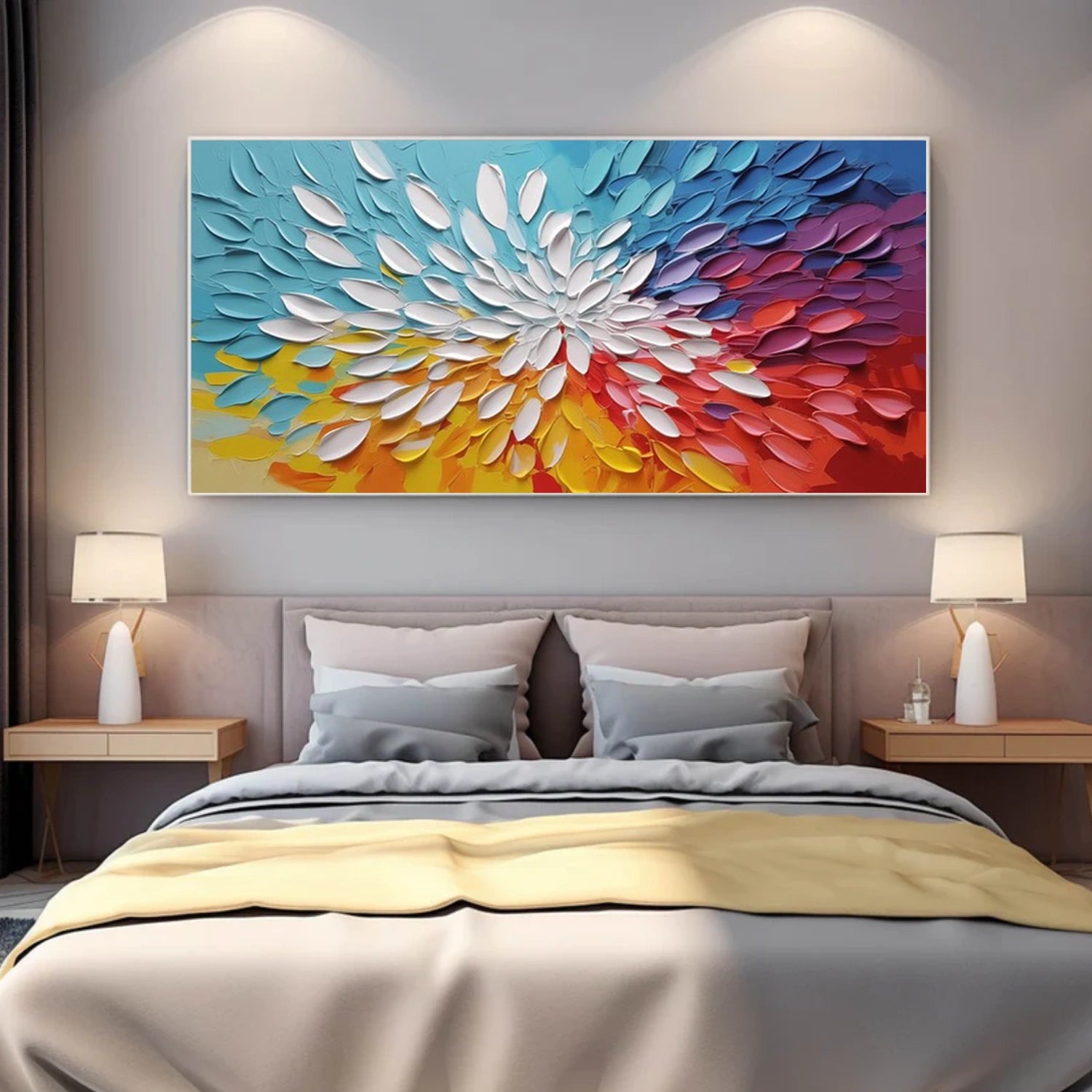 Abstract Textured Wall Art #AT136