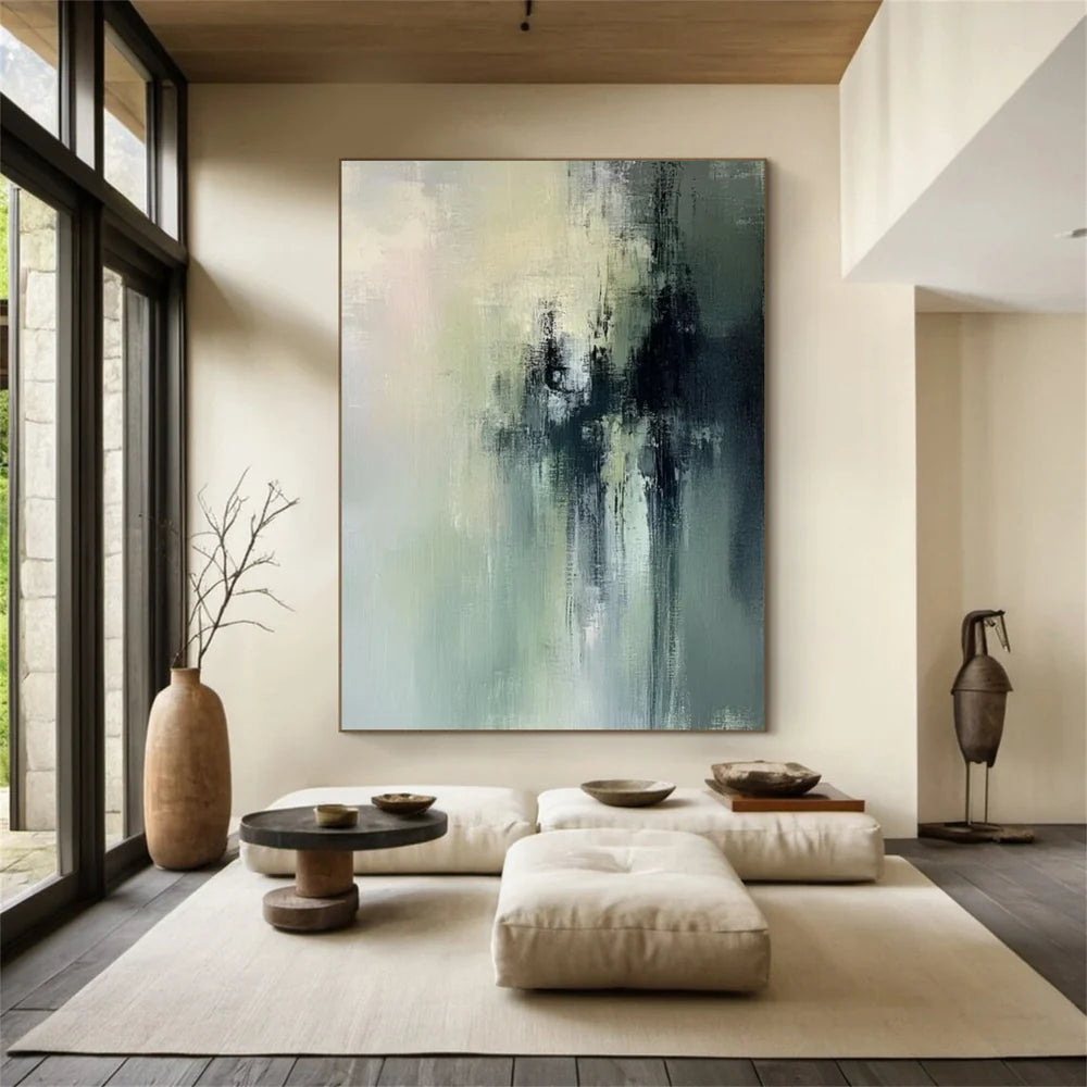 Green Abstract Wall Art  #AT126