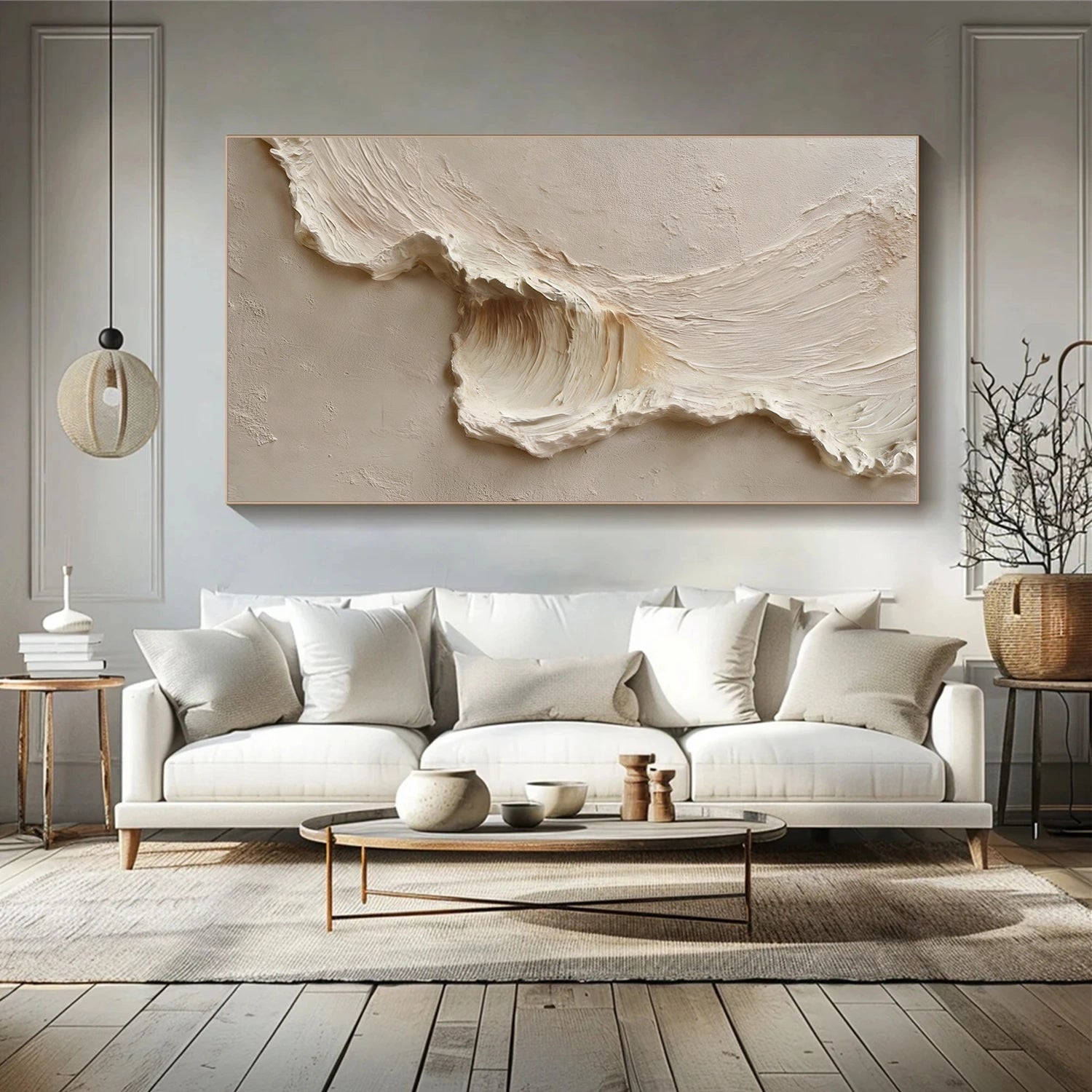 Ocean & Sky Textured Wall Art #MO072