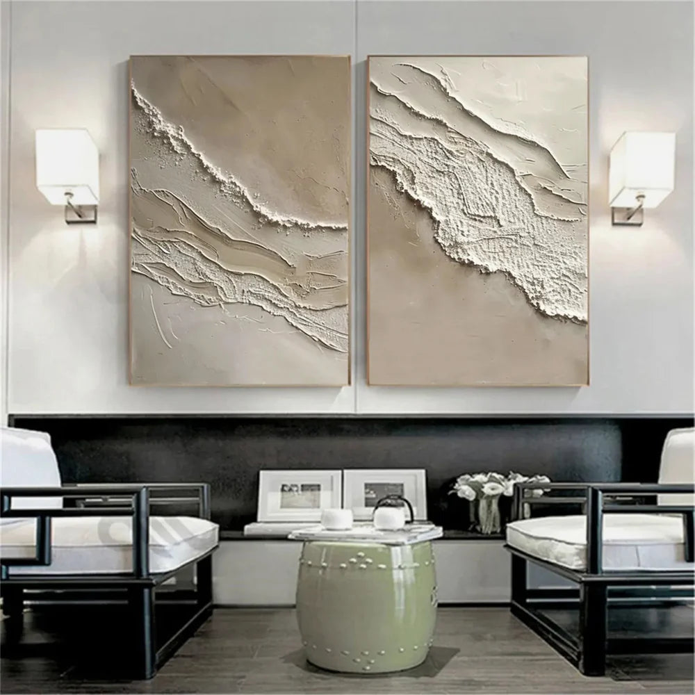 Ocean & Sky Textured Wall Art Set of 2 #MO040